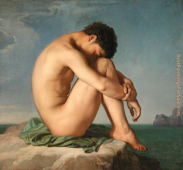 Jean Hippolyte Flandrin Paintings for sale